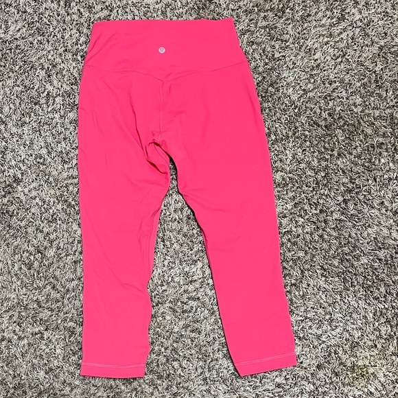 Lululemon Align Pink Cropped 21” Leggings Sz 8 - Picture 4 of 6